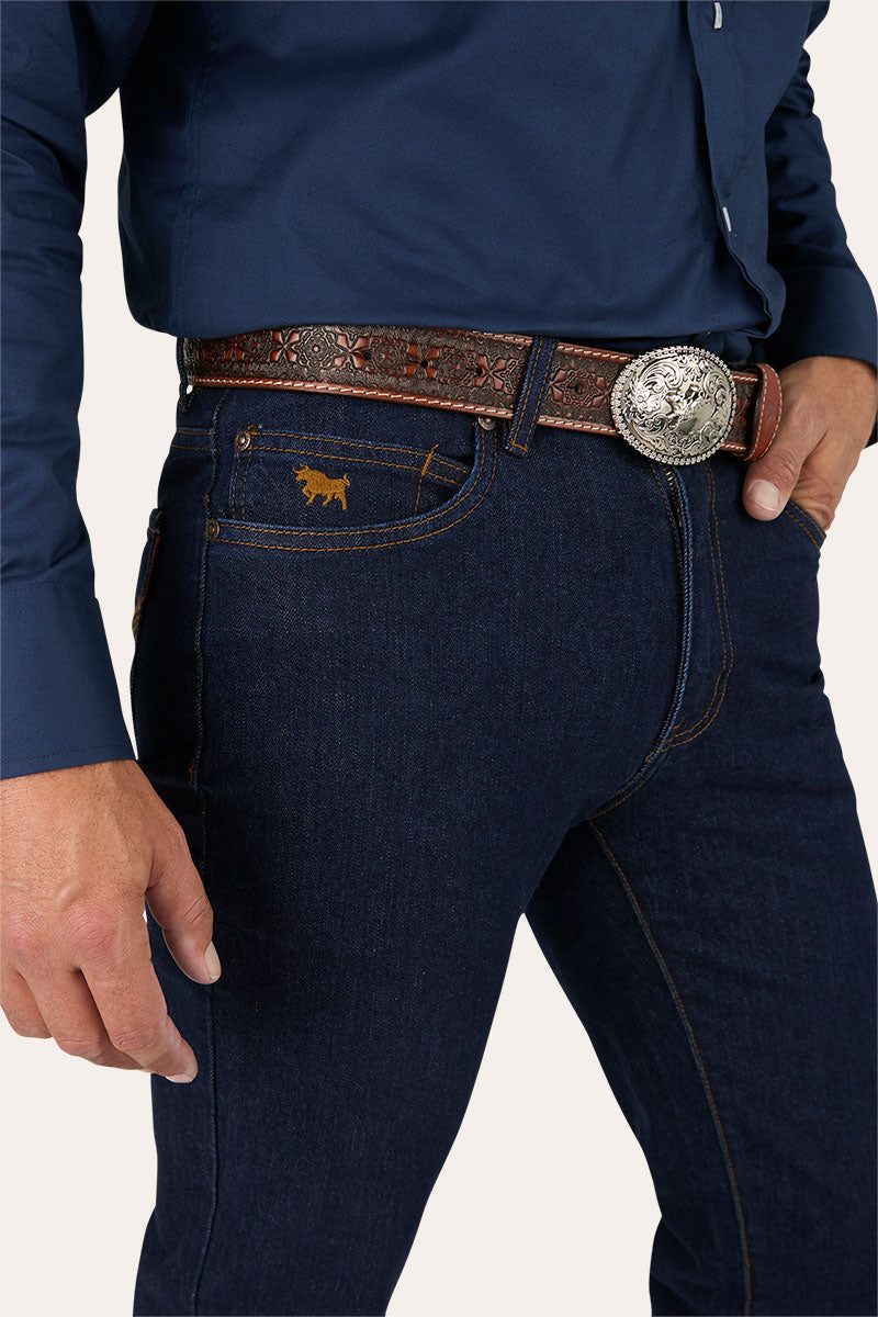 Burke Mens Tapered Leg Jeans