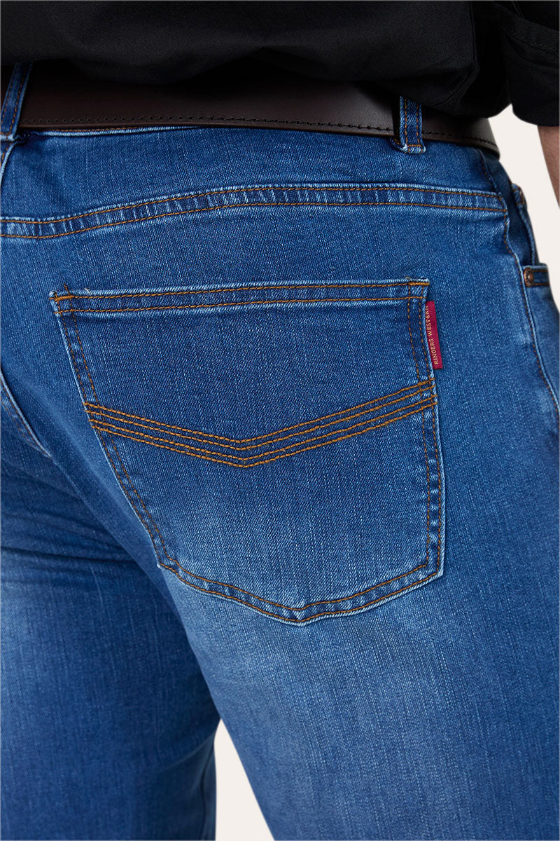 Burke Mens Tapered Leg Jeans