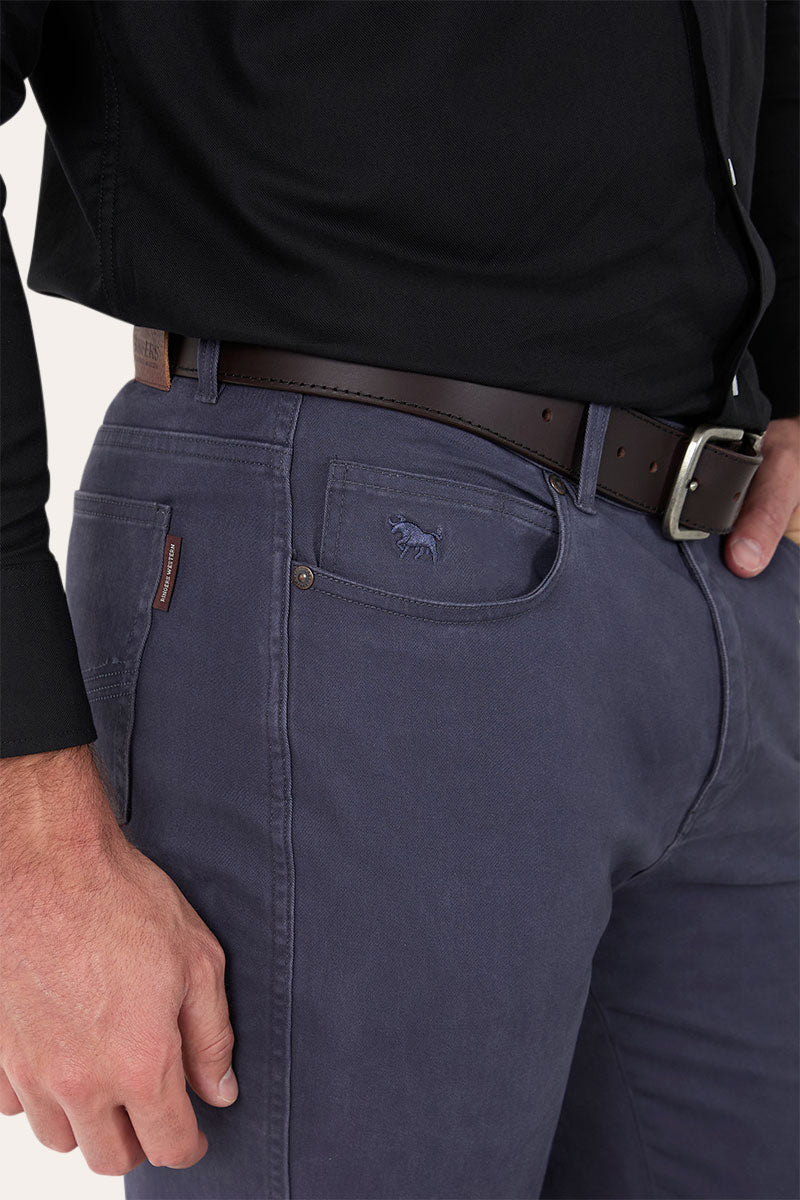 Avondale Mens 5 Pocket Stretch Drill Jeans