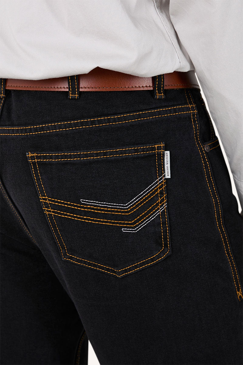 Barrington Mens Slim Fit Mid Rise Jean