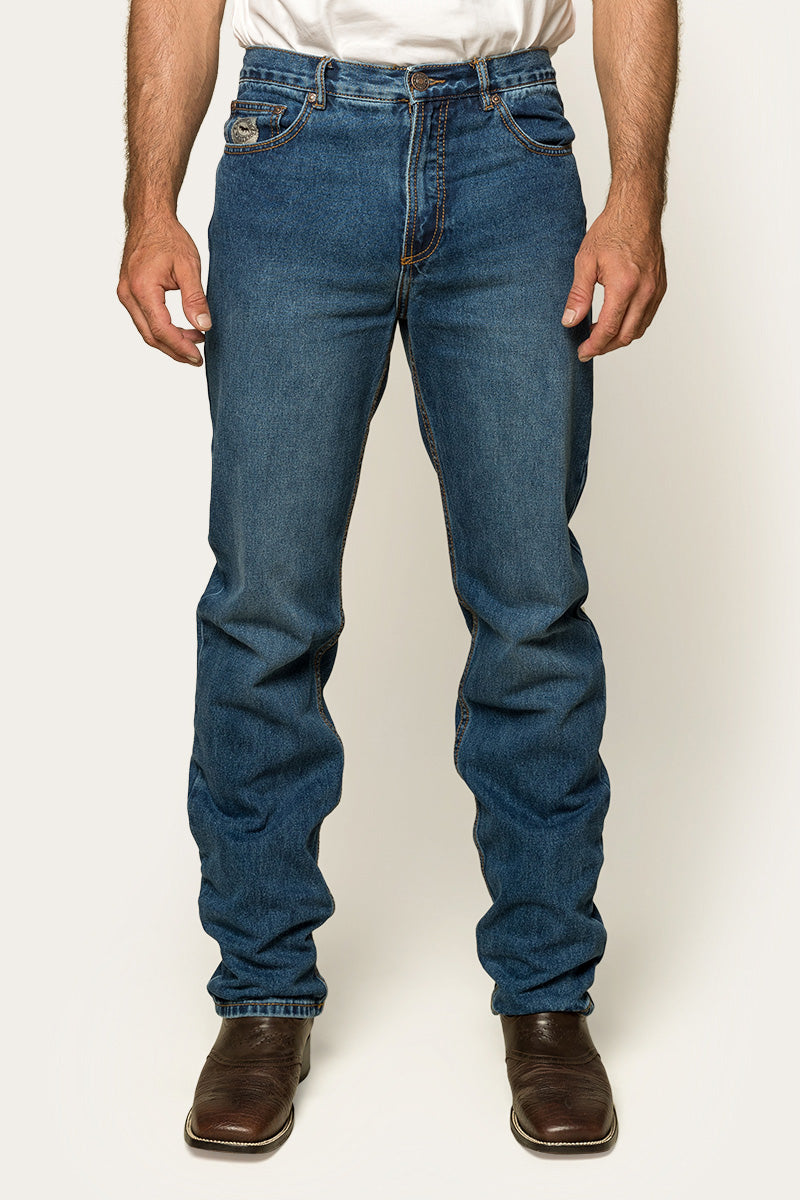 Barrington Mens Slim Fit Mid Rise Jean