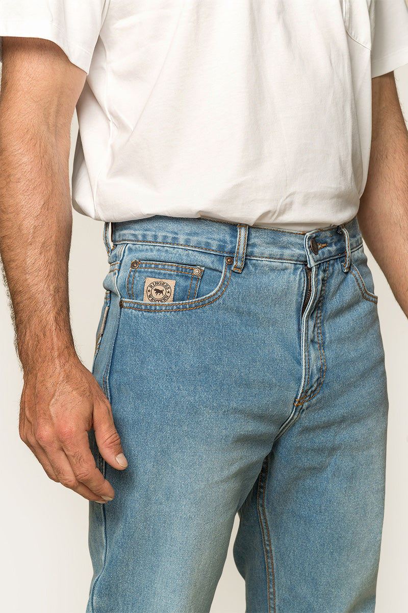 Barrington Mens Slim Fit Mid Rise Jean