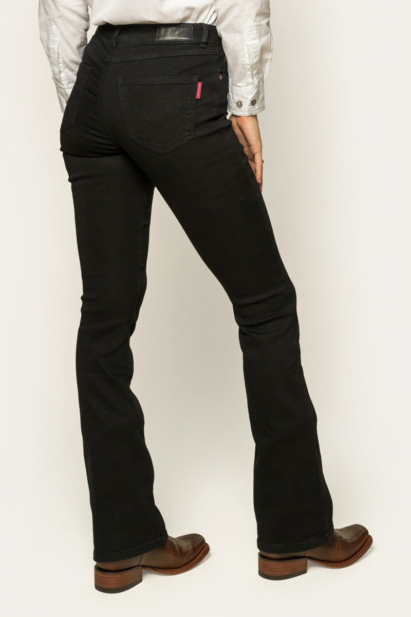 Katherine Womens Mid Rise Bootleg Jeans