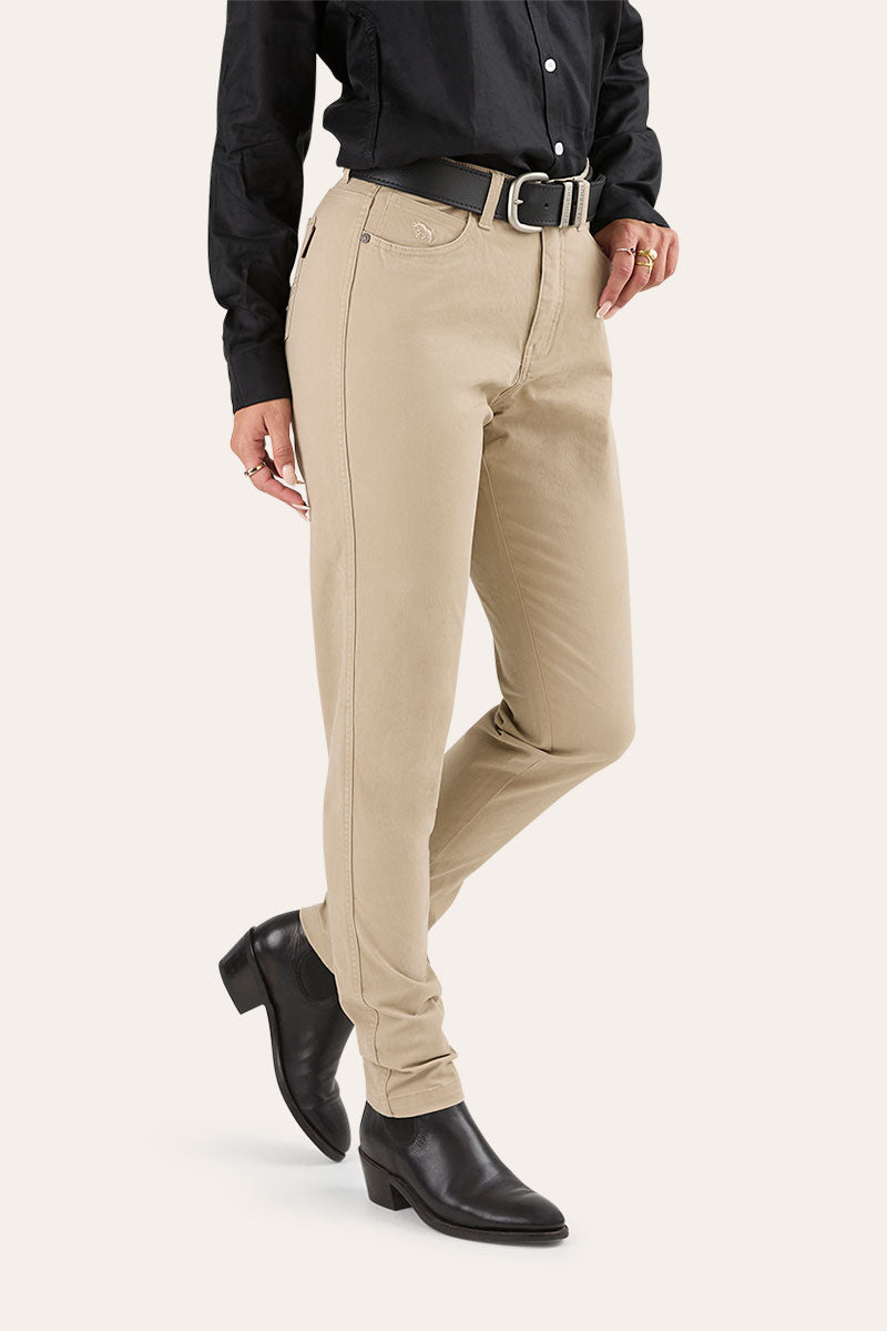 MacKenzie Womens 5 Pocket Stretch Drill Jeans