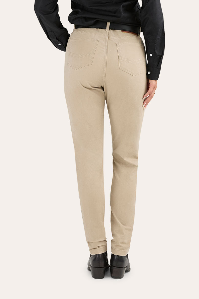MacKenzie Womens 5 Pocket Stretch Drill Jeans
