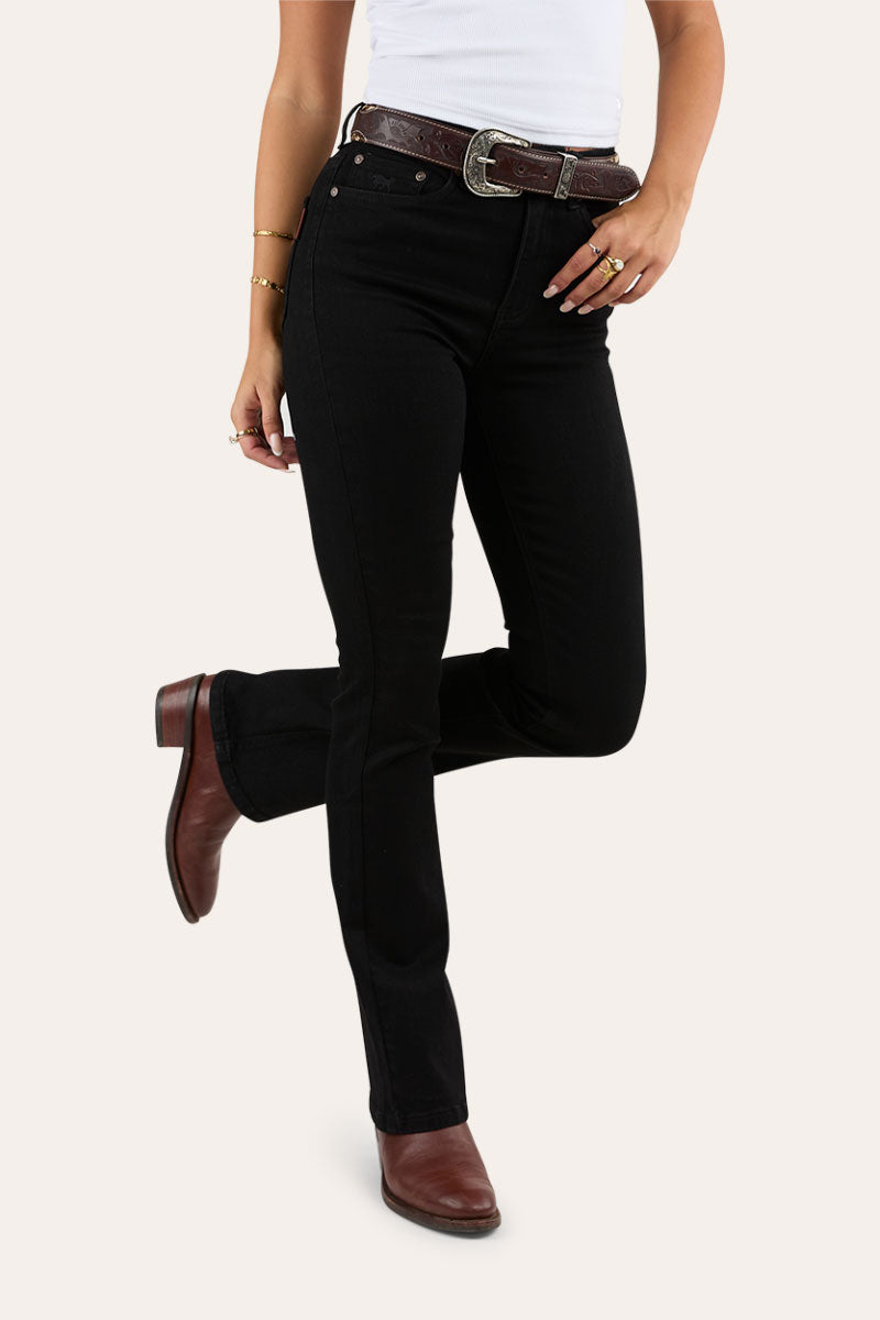 Penny Womens High Rise Bootleg Jean