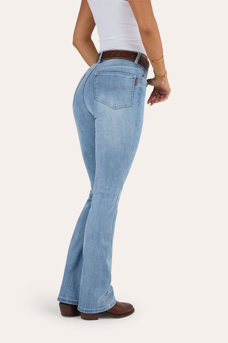 Penny Womens High Rise Bootleg Jean