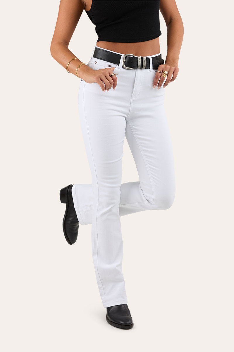 Penny Womens High Rise Bootleg Jean