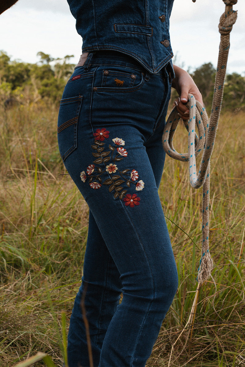 Penny Rodeo Womens High Rise Bootleg Jean