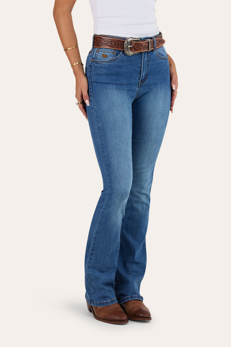 Penny Rodeo Womens High Rise Bootleg Jean