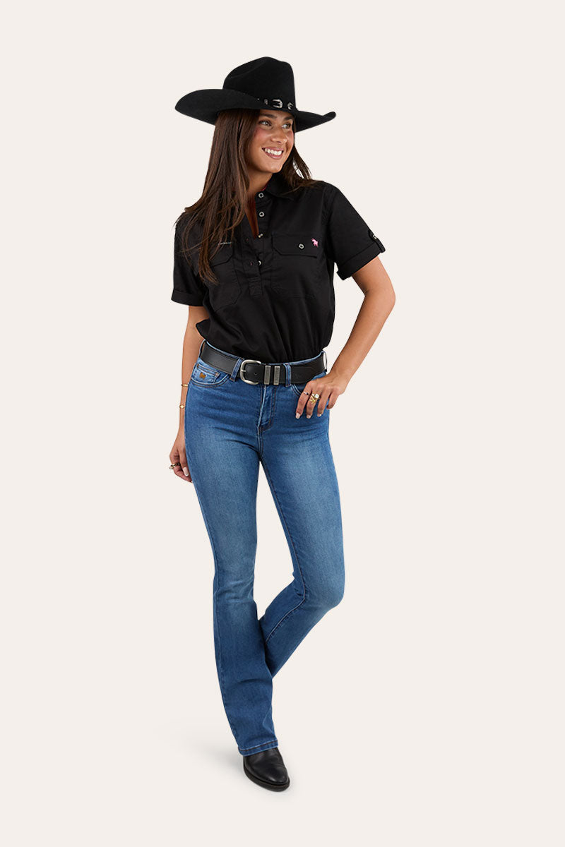 Penny Rodeo Womens High Rise Bootleg Jean