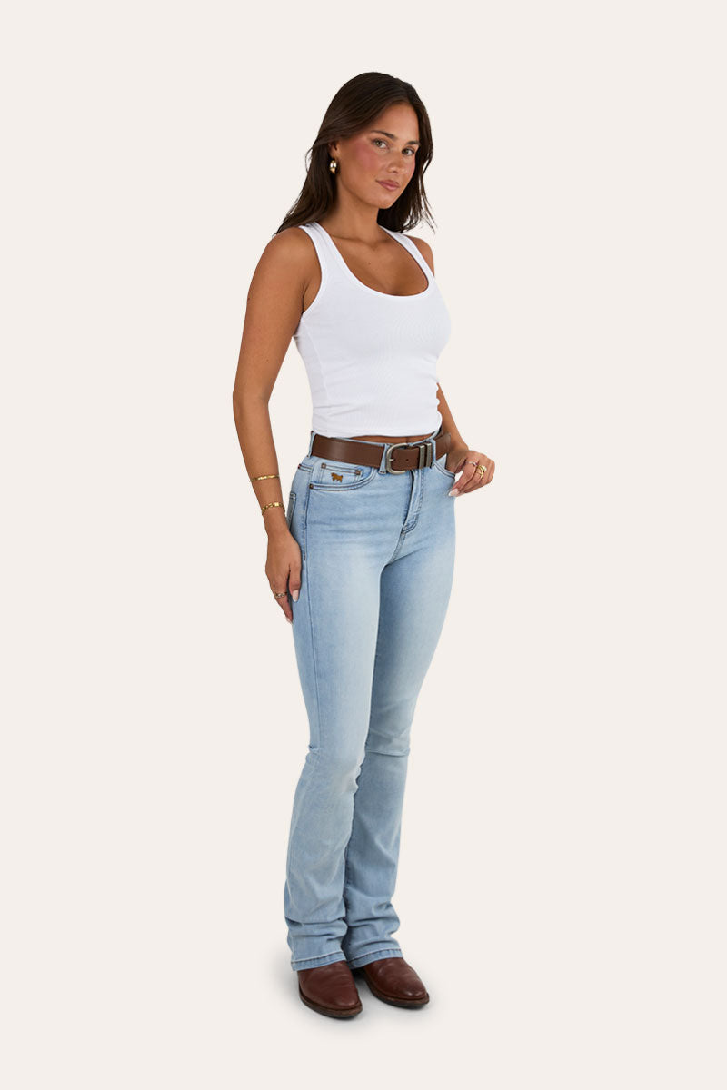 Penny Rodeo Womens High Rise Bootleg Jean