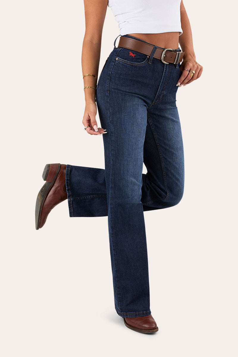 Indi Womens High Rise Bootleg Jean