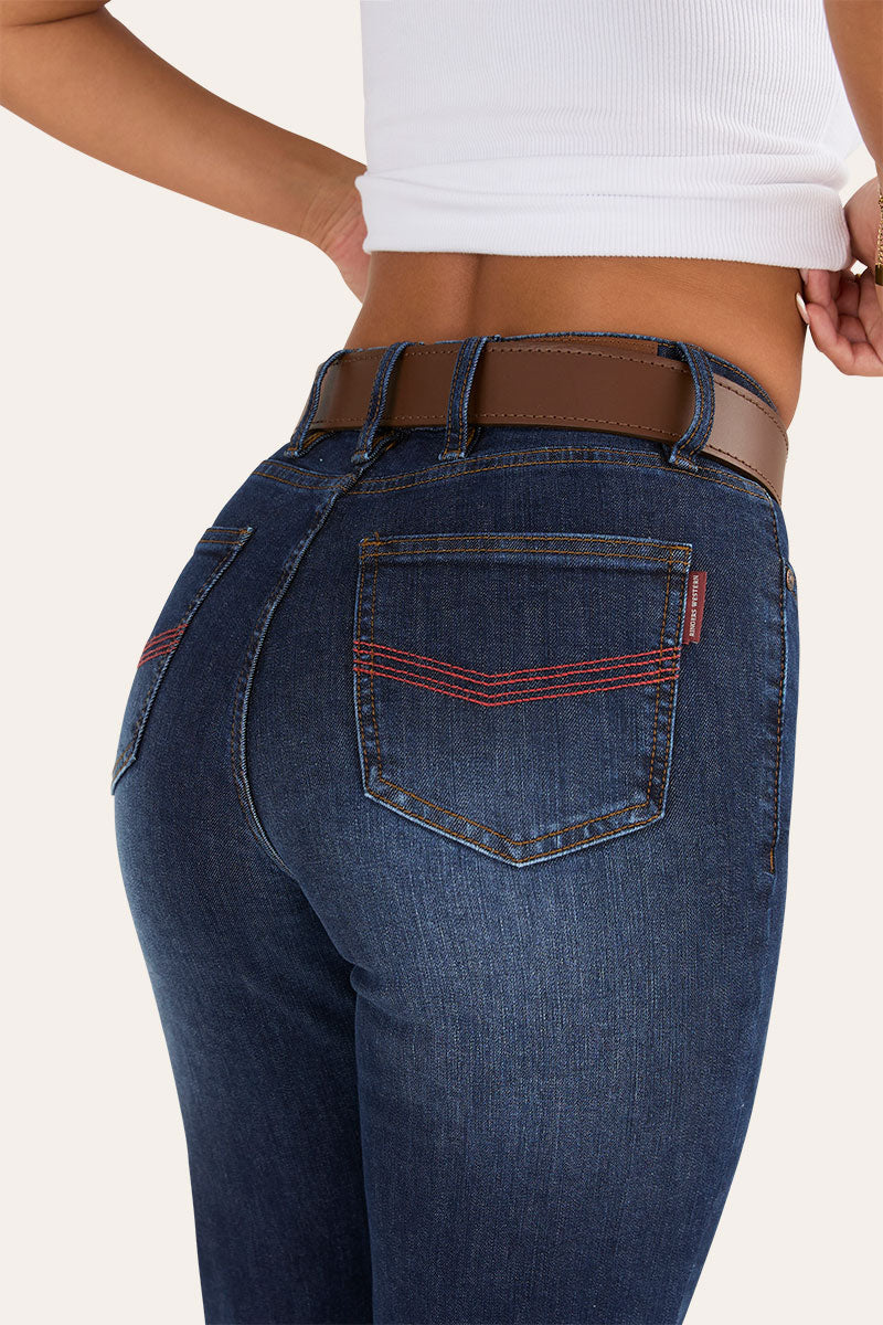 Indi Womens High Rise Bootleg Jean