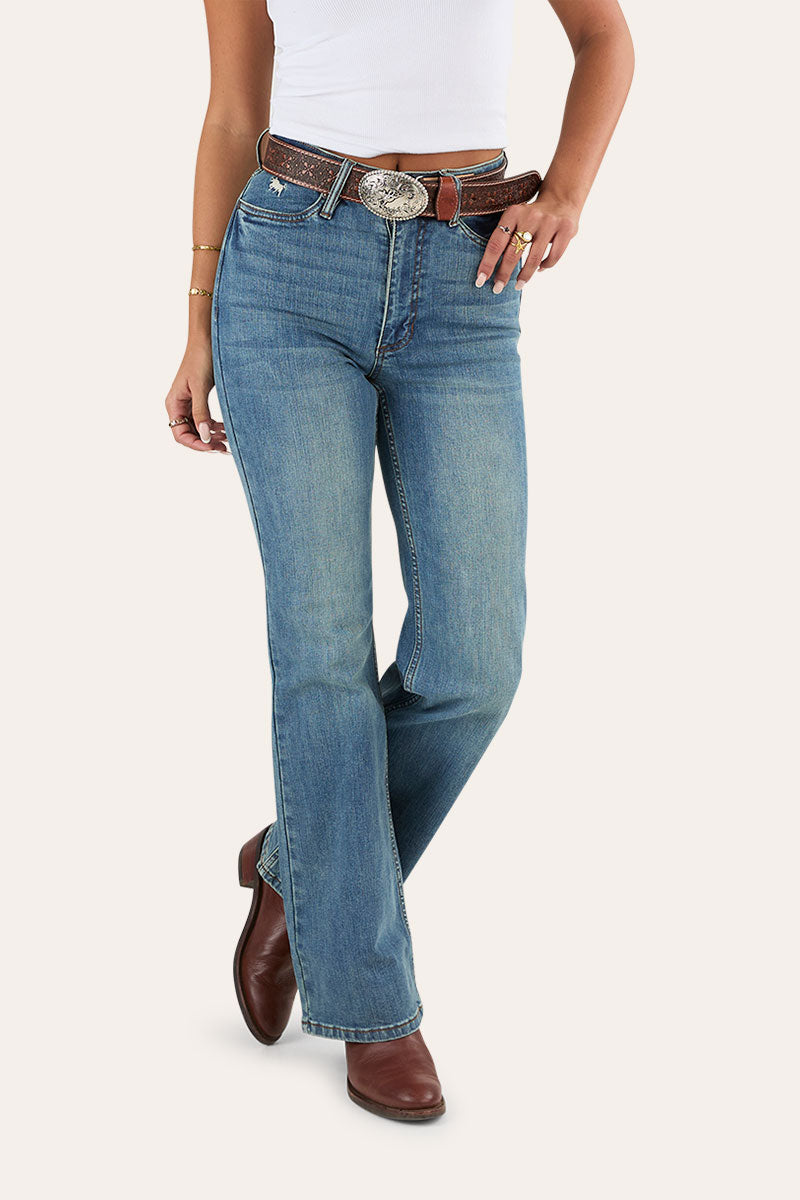 Indi Womens High Rise Bootleg Jean