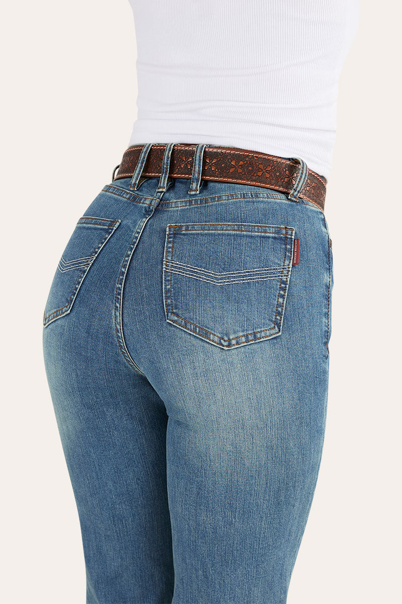 Indi Womens High Rise Bootleg Jean