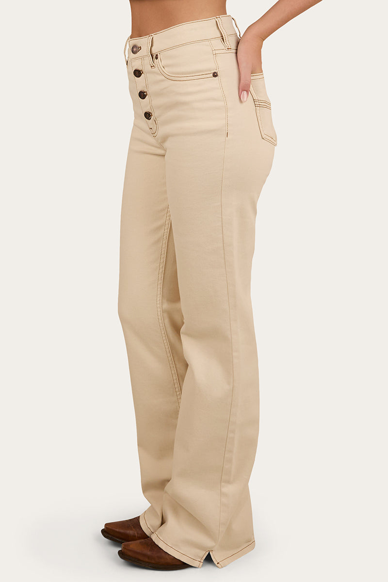 Betsy Womens High Rise Bootleg Jean