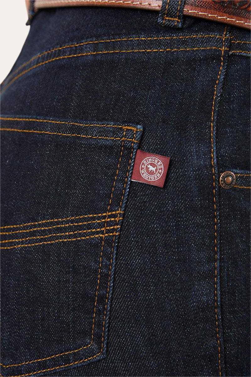 Edith Womens High Rise Bootleg Jean