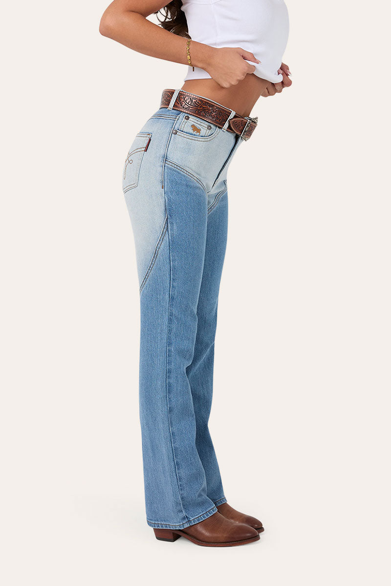 Francesca High Rise Bootleg Western Jean