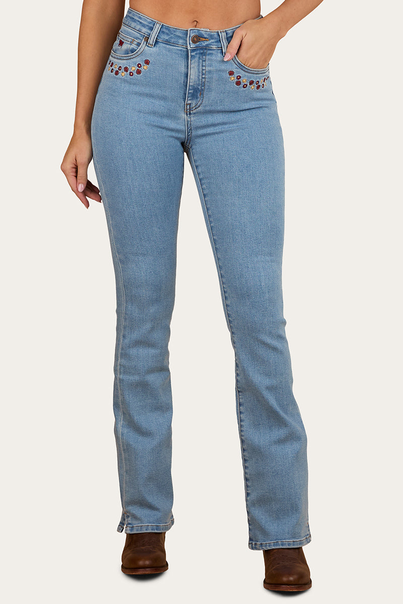 In Bloom Womens High Rise Bootleg Jean