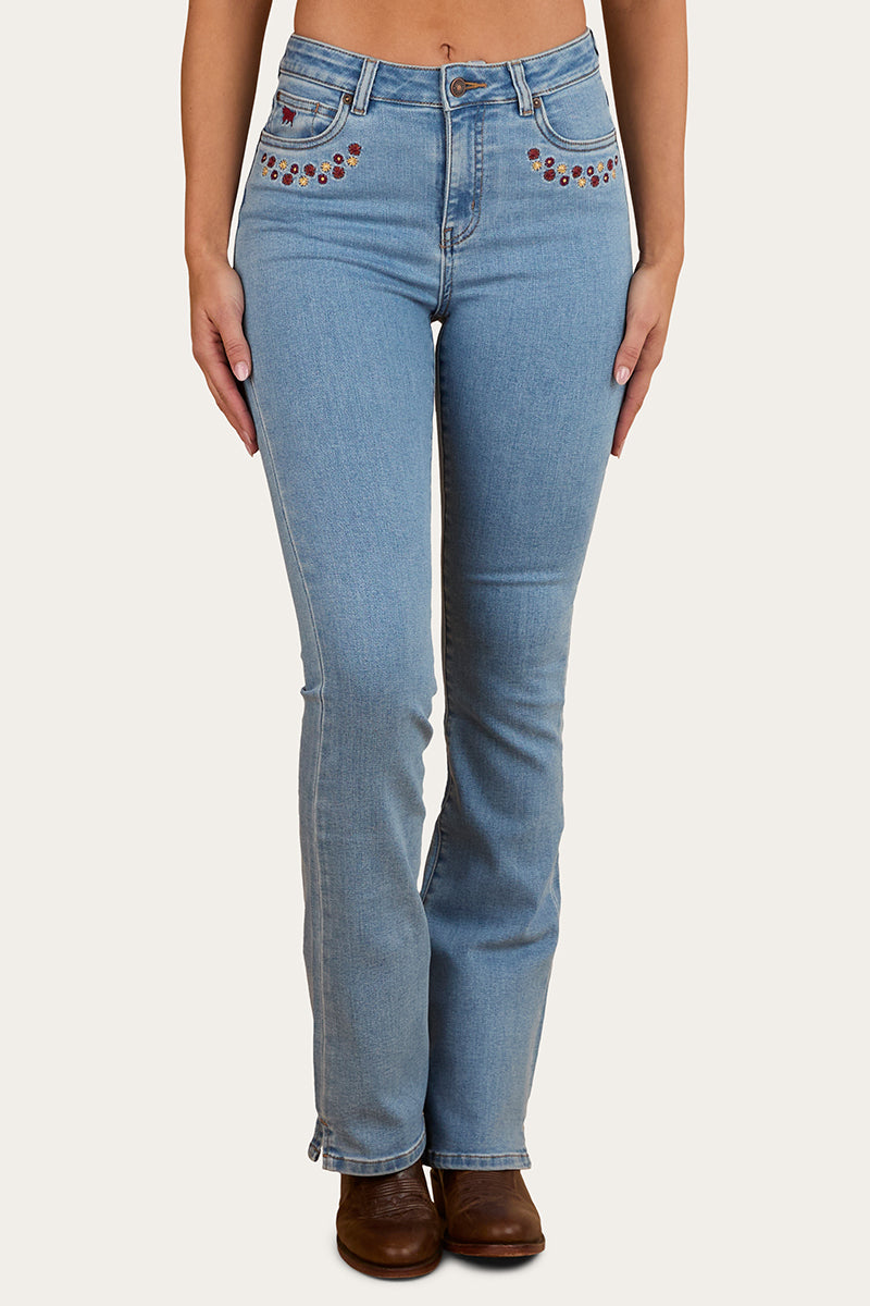 In Bloom Womens High Rise Bootleg Jean