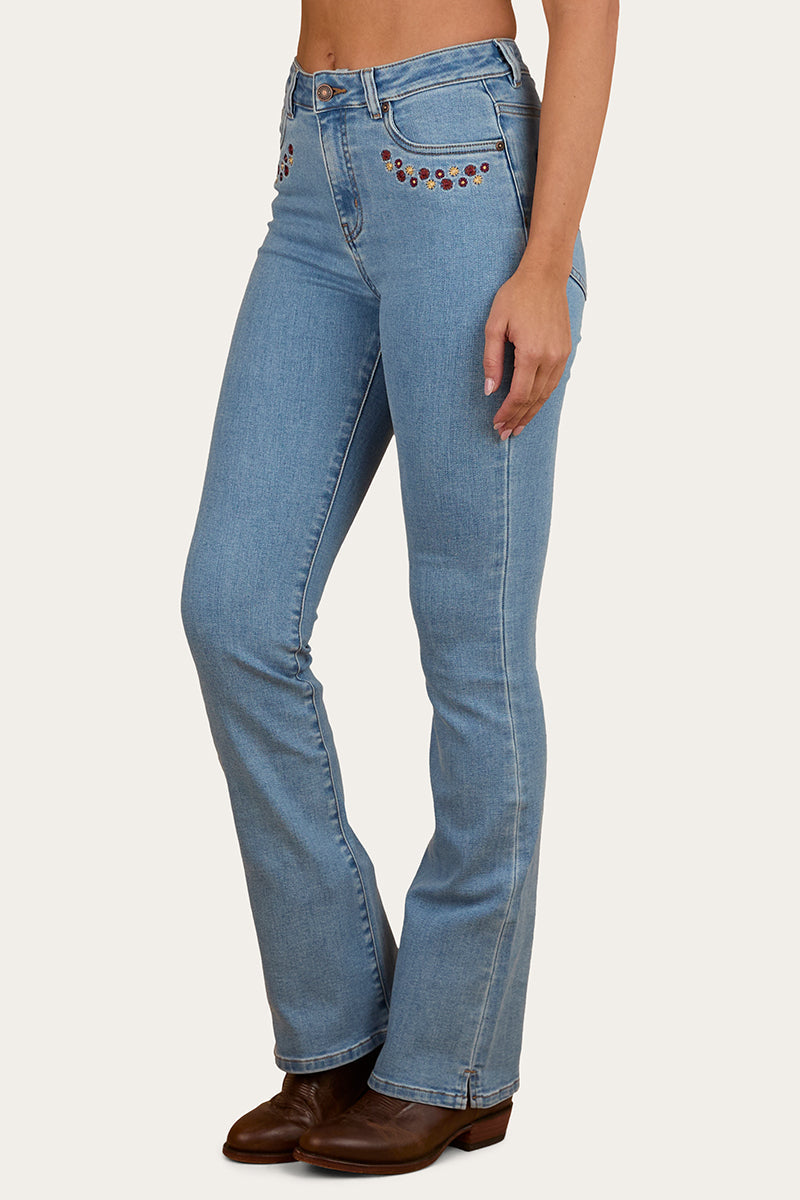 In Bloom Womens High Rise Bootleg Jean