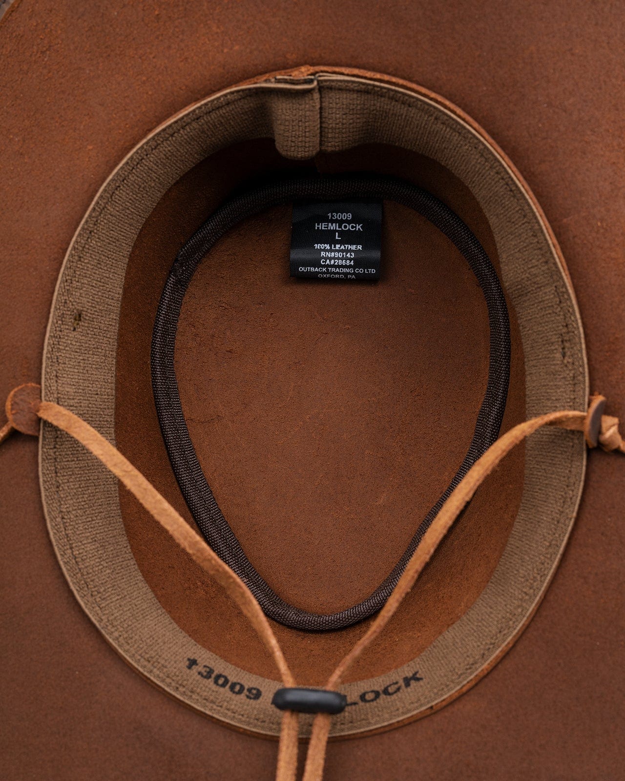 Hemlock Leather Hat
