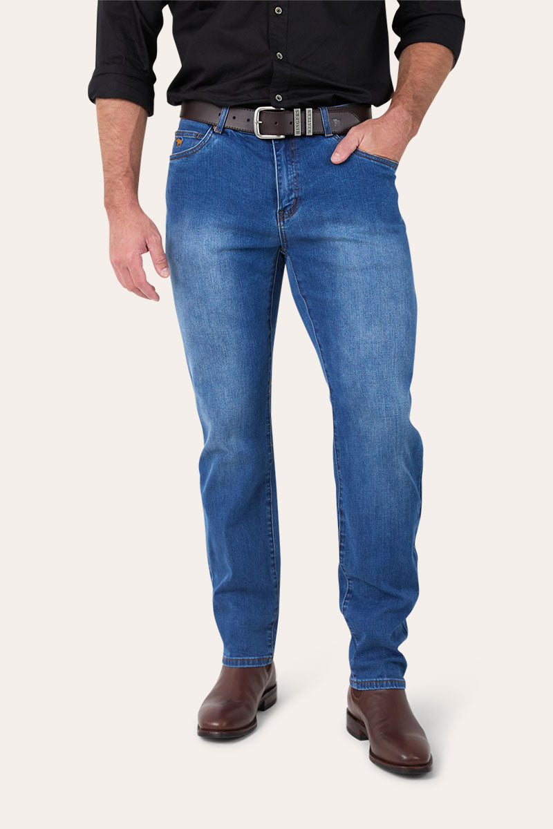 Burke Mens Tapered Leg Jeans