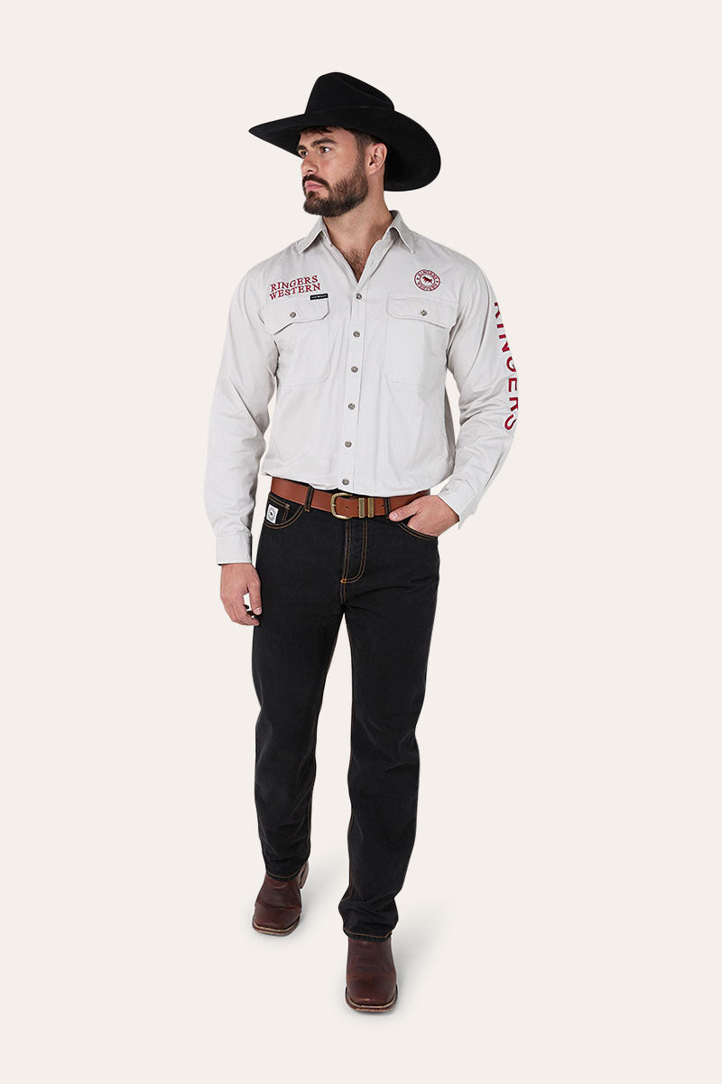 Barrington Mens Slim Fit Mid Rise Jean