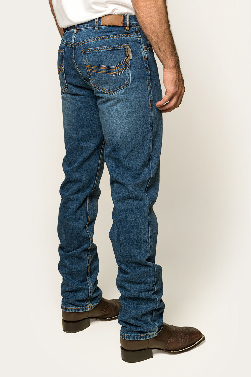 Barrington Mens Slim Fit Mid Rise Jean
