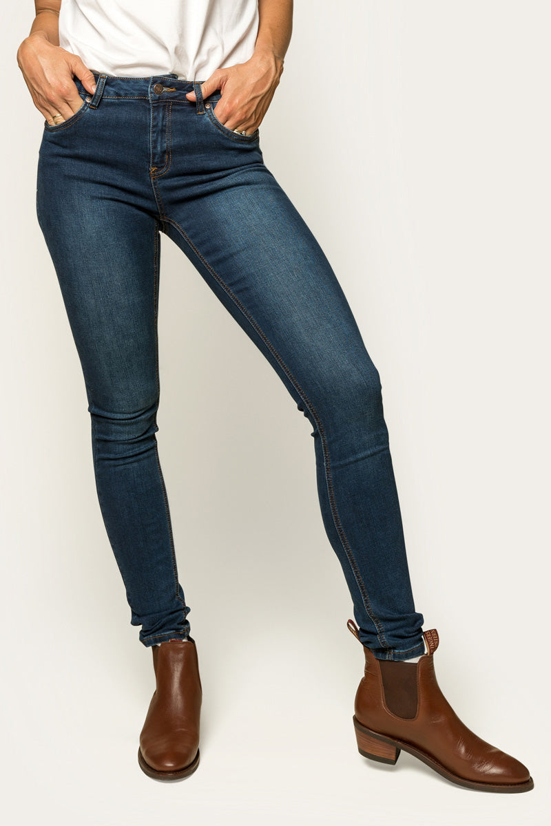 Sophie Womens Mid Rise Skinny Leg Jeans