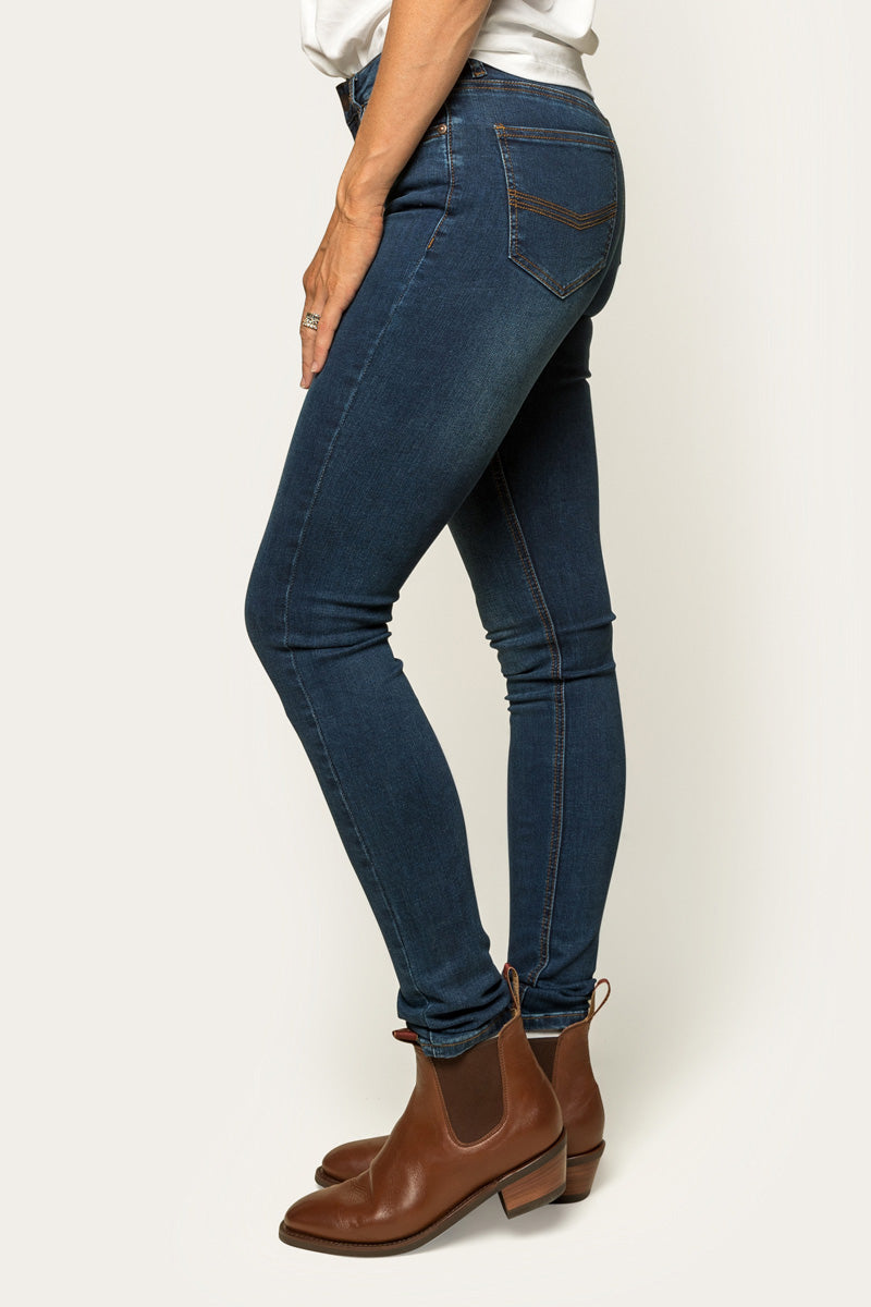 Sophie Womens Mid Rise Skinny Leg Jeans