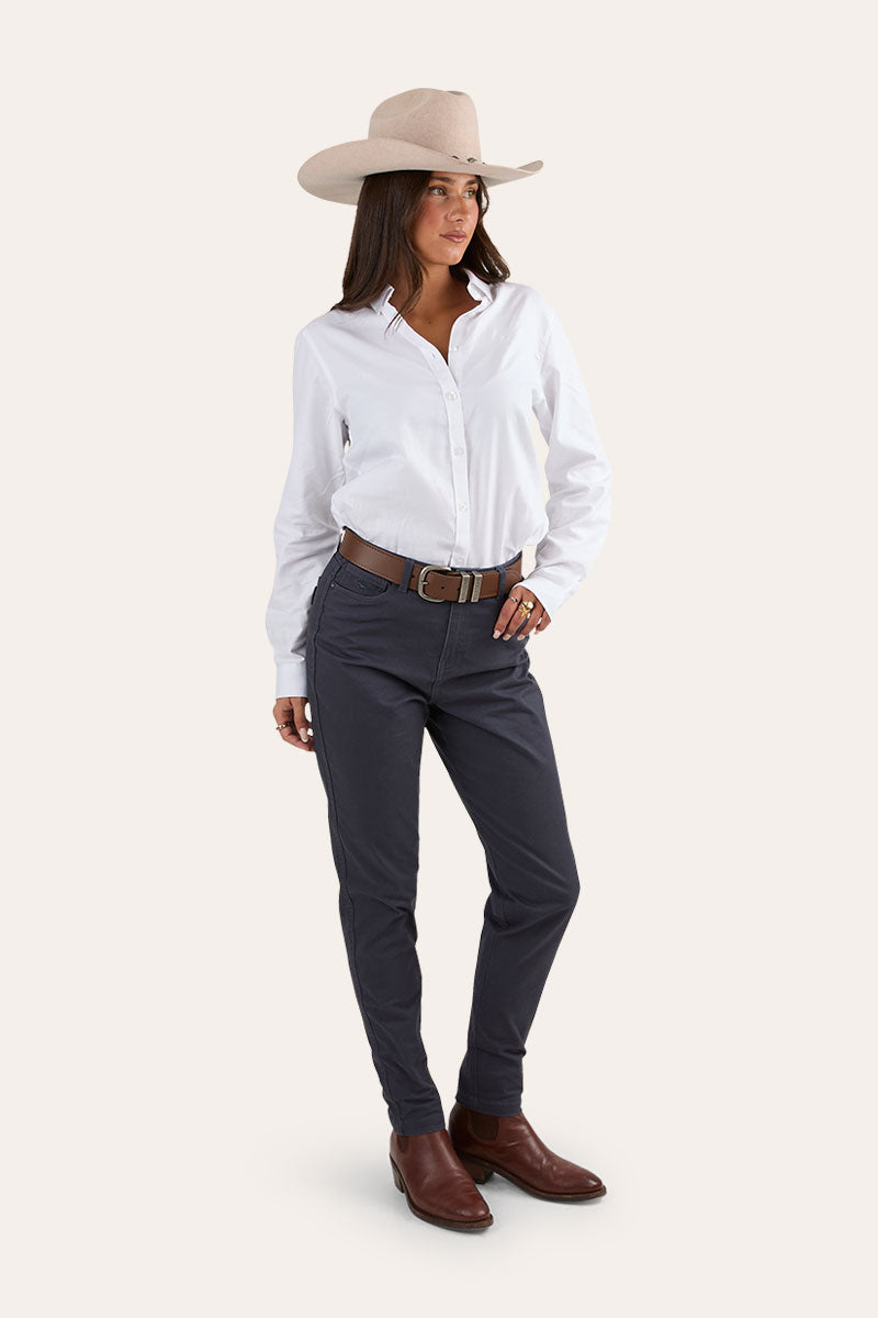 MacKenzie Womens 5 Pocket Stretch Drill Jeans