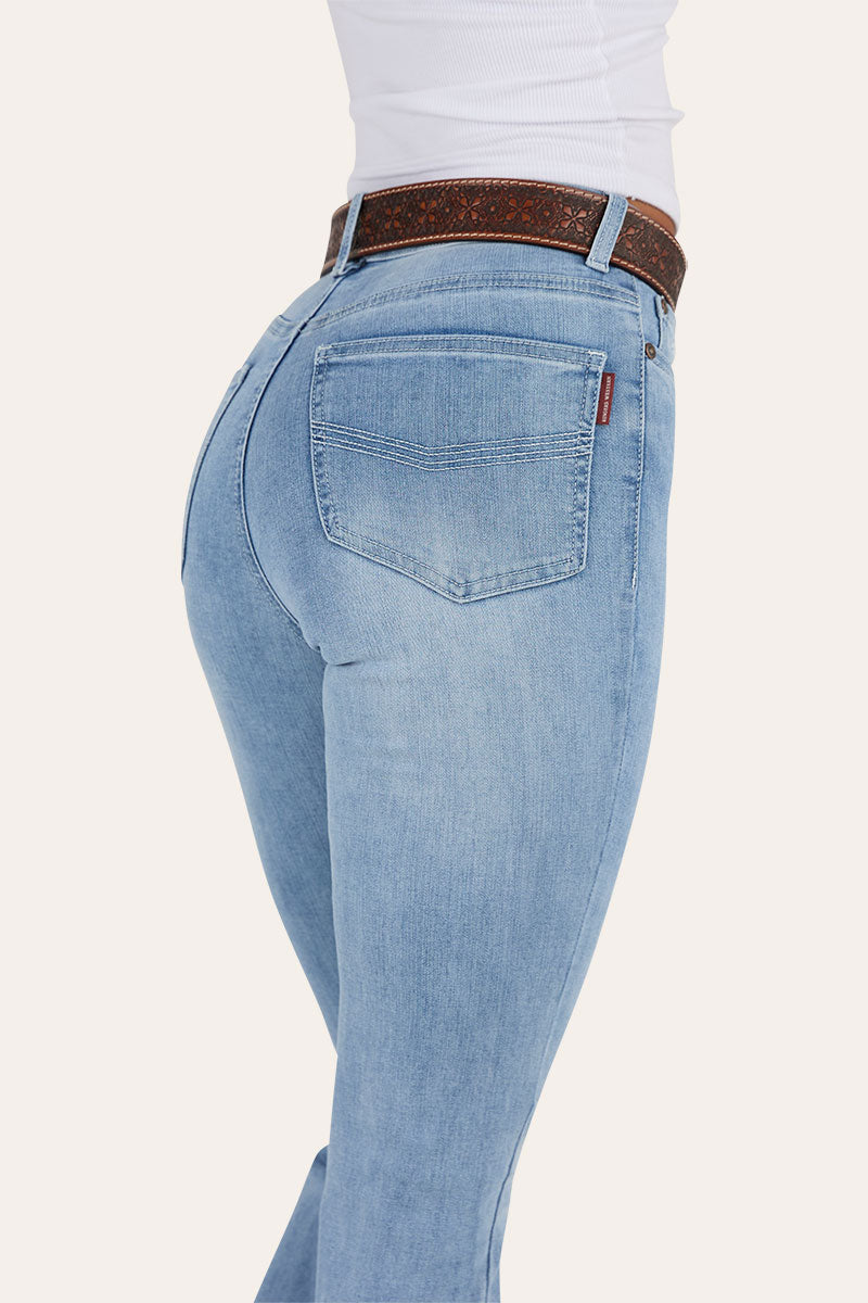 Penny Womens High Rise Bootleg Jean