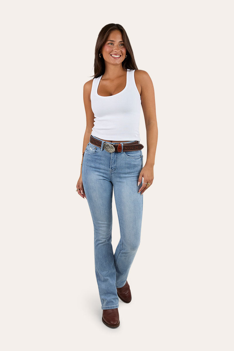 Penny Womens High Rise Bootleg Jean