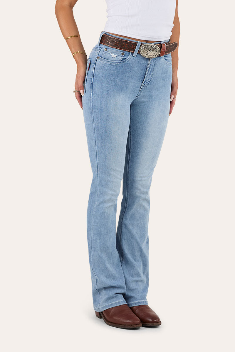 Penny Womens High Rise Bootleg Jean