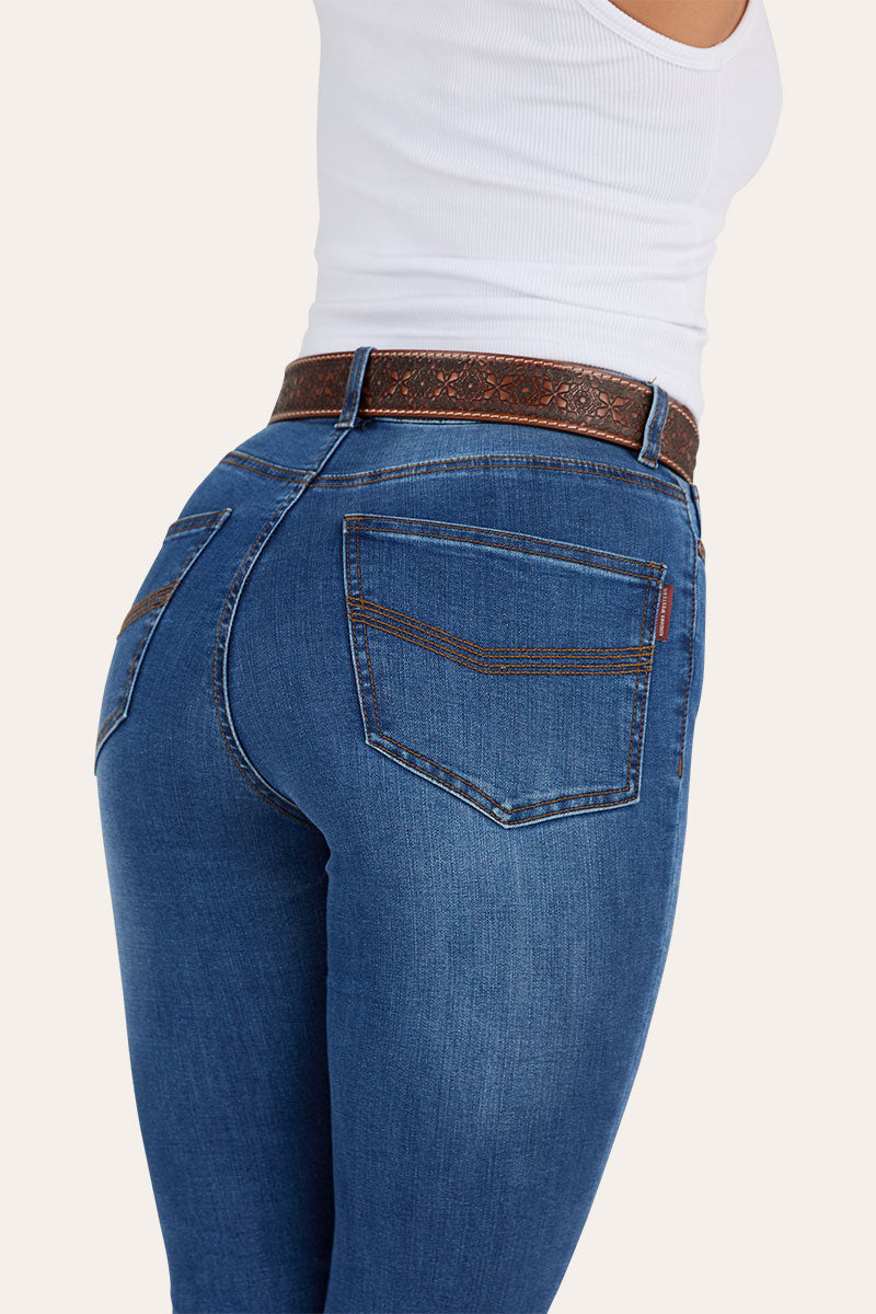 Penny Womens High Rise Bootleg Jean