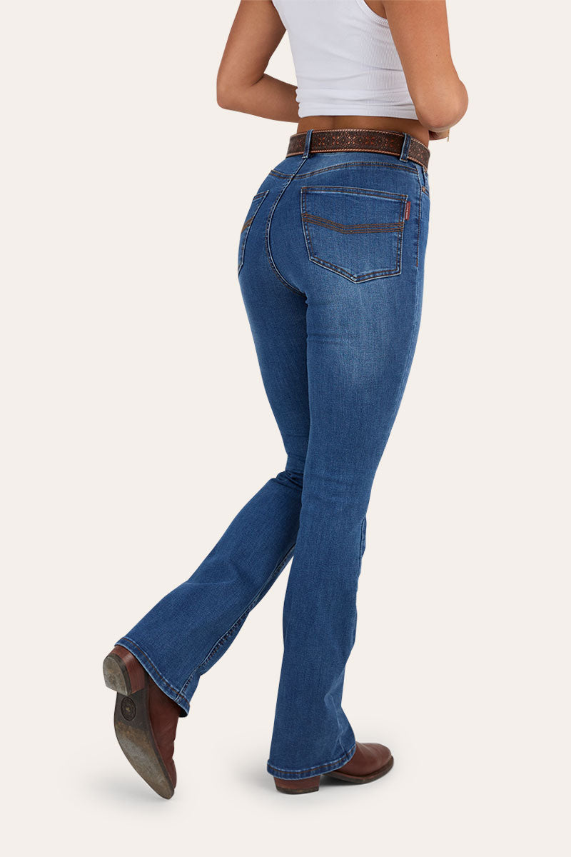 Penny Womens High Rise Bootleg Jean