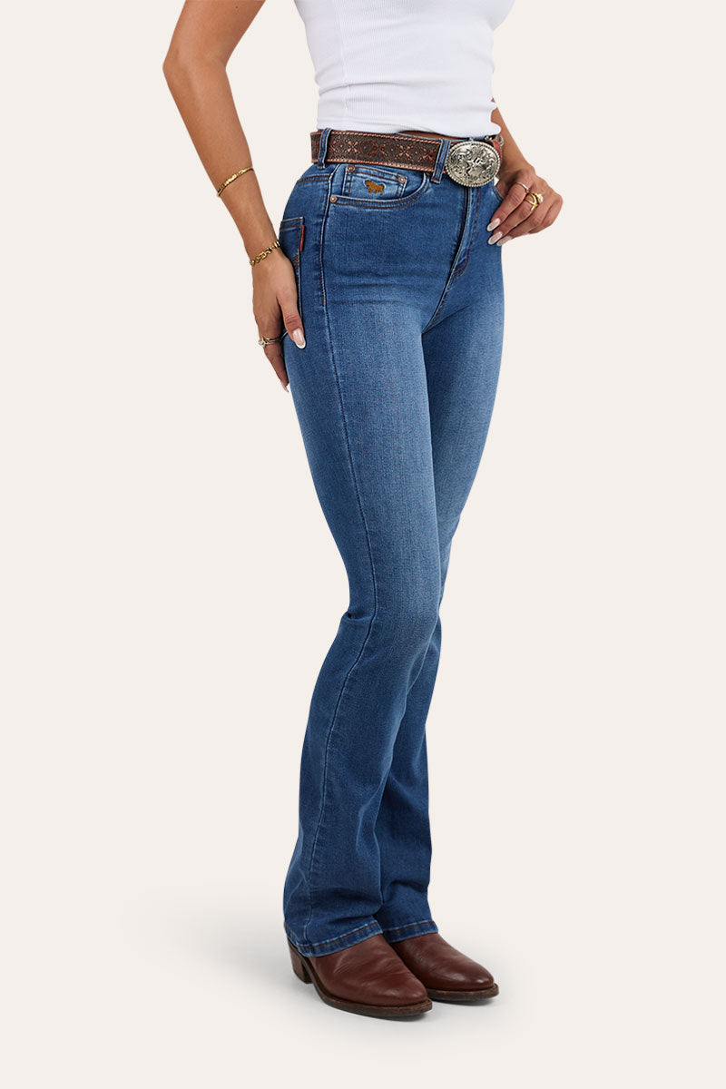 Penny Womens High Rise Bootleg Jean