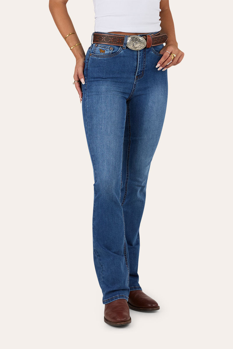 Penny Womens High Rise Bootleg Jean
