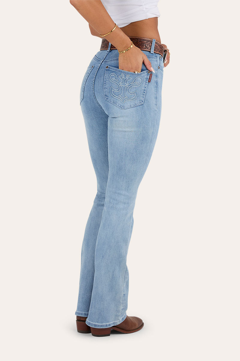 Penny Rodeo Womens High Rise Bootleg Jean