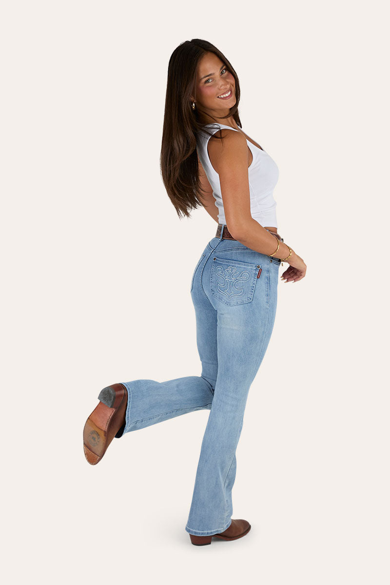 Penny Rodeo Womens High Rise Bootleg Jean