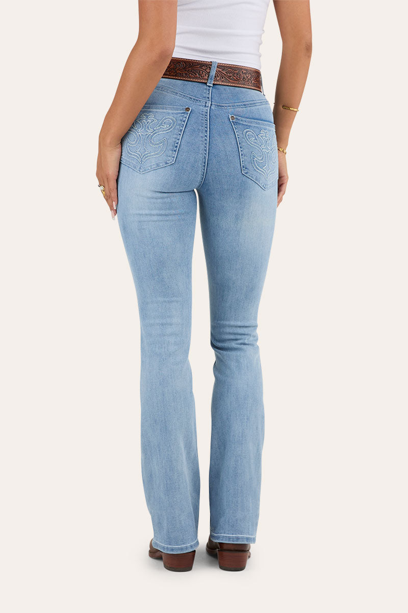 Penny Rodeo Womens High Rise Bootleg Jean