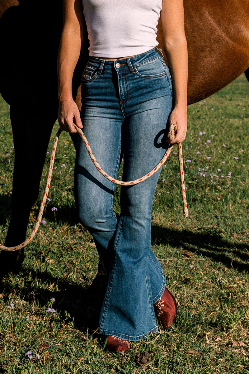 Bowie Womens Flare Jean