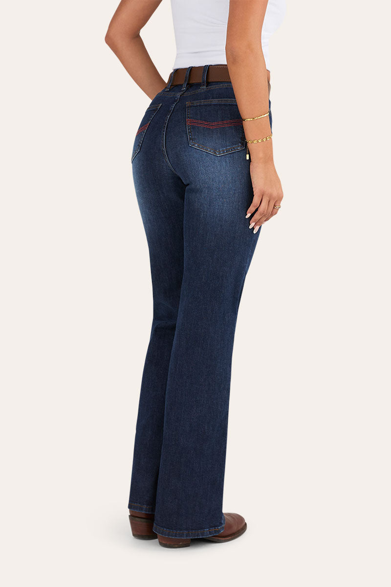 Indi Womens High Rise Bootleg Jean