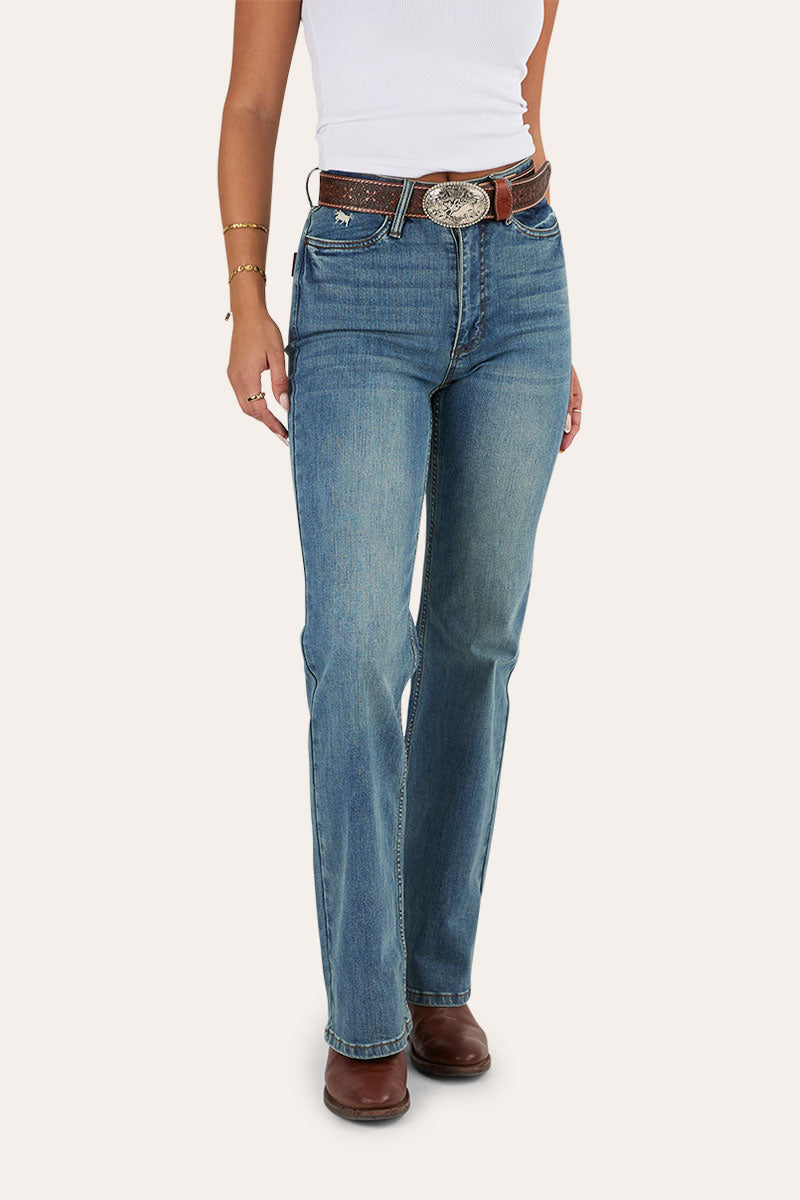 Indi Womens High Rise Bootleg Jean