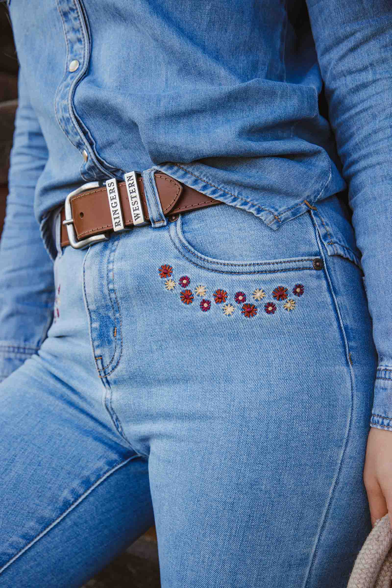 In Bloom Womens High Rise Bootleg Jean