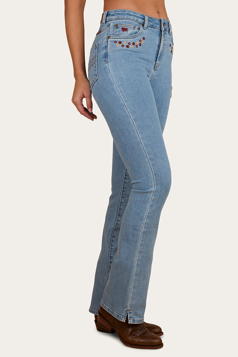 In Bloom Womens High Rise Bootleg Jean