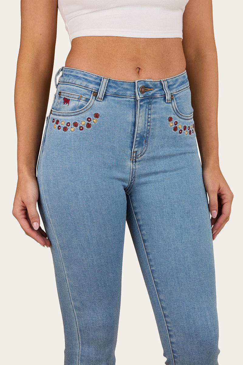 In Bloom Womens High Rise Bootleg Jean
