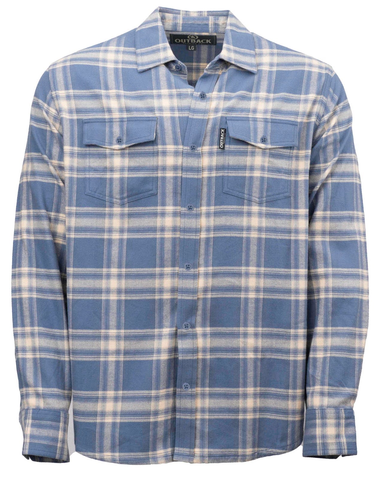 Men’s Cotton Plaid Outback Shirt